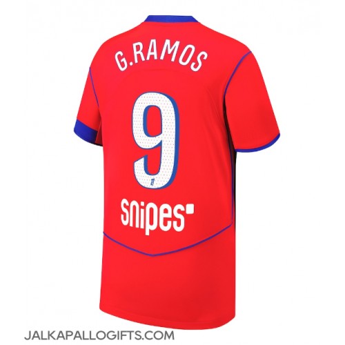 Paris Saint-Germain Goncalo Ramos #9 Kolmaspaita 2025-26 Lyhythihainen
